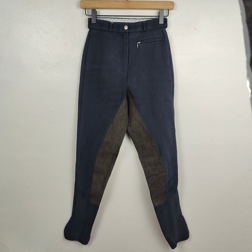 Pikeur Riding Pants Womens 26L Navy Blue Skinny Equestrian‎ Britches Horses